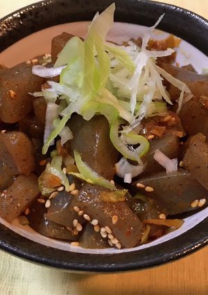 ご飯が美味しいこんにゃくのキムチ味ピリ辛-レシピのメイン写真