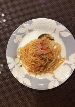 トマトスパゲティ-レシピのメイン写真
