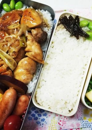 焼き鳥丼弁当(10.17)-レシピのメイン写真