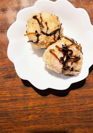 16穀米紫蘇昆布お結び-レシピのメイン写真