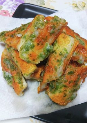 お米の粉で☆ちくわの磯辺揚げ焼き-レシピのメイン写真