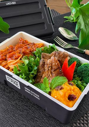 88℃,95℃ BBQスペアリブ弁当-レシピのメイン写真