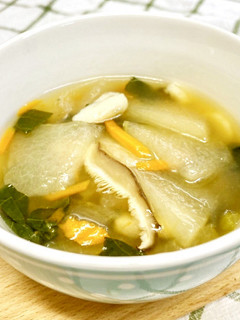 冬瓜の中華スープ@つくば市学校給食-レシピのメイン写真