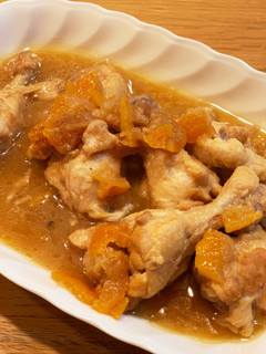 クッキングプロで作る鶏肉のマーマレード煮-レシピのメイン写真