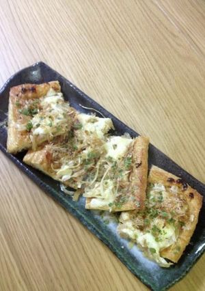 お揚げのオニオンマヨ焼き-レシピのメイン写真