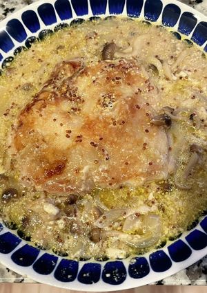 チキンのほろほろマスタードクリーム煮-レシピのメイン写真
