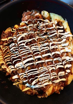 米粉でヘルシーお好み焼き♡-レシピのメイン写真