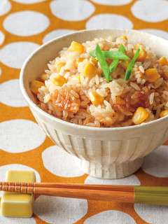鰹と糀のだしでつくるコーンの炊き込みご飯-レシピのメイン写真