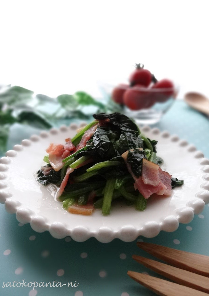 簡単ほうれん草のソテー-レシピのメイン写真