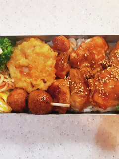 高校生弁当覚え書き85 焼鳥弁当-レシピのメイン写真