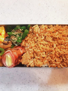 高校生弁当覚え書き86 鶏そぼろ弁当-レシピのメイン写真
