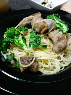 菜の花と鯖のアンチョビパスタ-レシピのメイン写真