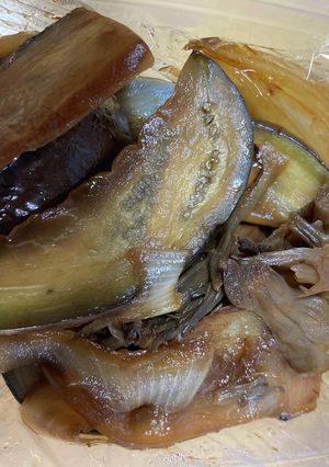 ナスと玉ねぎ、舞茸の甘辛味噌炒め-レシピのメイン写真