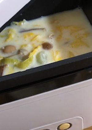 白菜ときのこの豆乳スープ-レシピのメイン写真