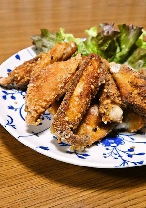 簡単おつまみ！手羽中のごま七味揚げ-レシピのメイン写真