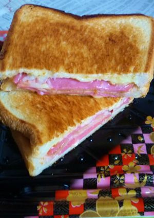 ビアソ＆チーズのホットサンドVer.6-レシピのメイン写真