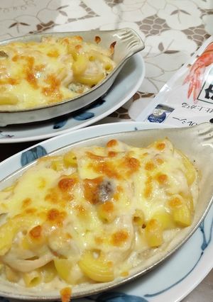 米粉ホワイトソースのクリーミーグラタン♪-レシピのメイン写真