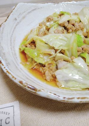 ✿生姜が香る♬キャベツの肉味噌炒め✿-レシピのメイン写真