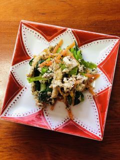 ちょっと中華風な白和え-レシピのメイン写真