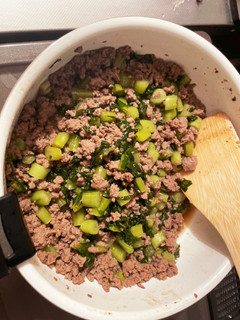 野沢菜のそぼろ-レシピのメイン写真