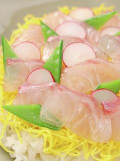 鯛の昆布〆ちらし寿司-レシピのメイン写真