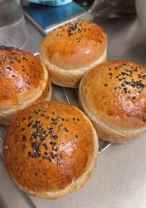 HBで１０cmケーキ型ライ麦粉パンズ-レシピのメイン写真