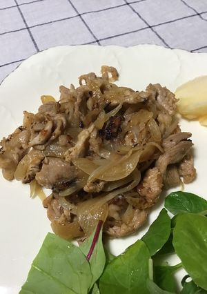豚こまと玉ねぎのソテー-レシピのメイン写真