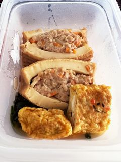 新生姜がしゃくしゃく☆厚揚げの肉詰め煮-レシピのメイン写真