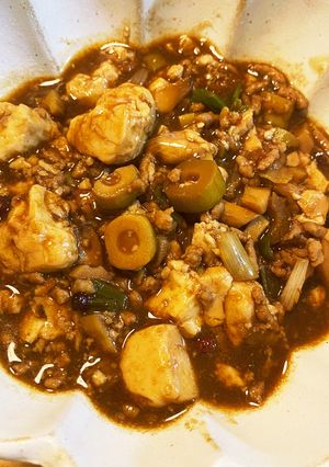 四方竹とエリンギの食感が楽しいの麻婆豆腐-レシピのメイン写真