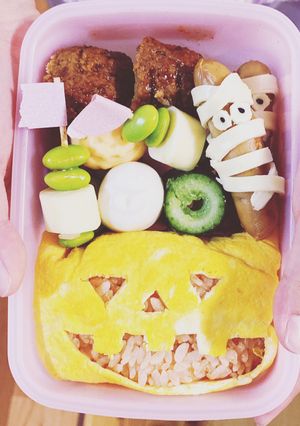 ハロウィン弁当-レシピのメイン写真