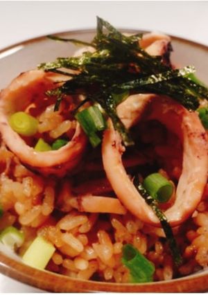 簡単、美味しい♫ イカの炊き込みご飯-レシピのメイン写真