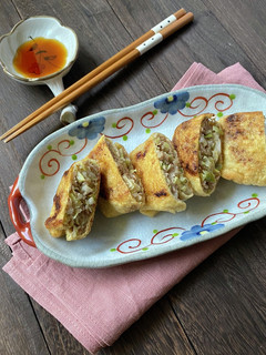 シャキシャキ!キャベツの油揚げ餃子-レシピのメイン写真