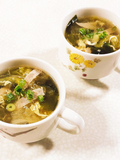 レタスとハムの中華スープ-レシピのメイン写真