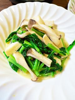 青菜とエリンギのバター炒め-レシピのメイン写真