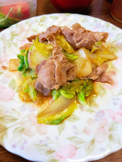 豚バラ肉と白菜の味ぽん炒め-レシピのメイン写真
