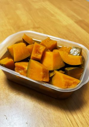 昆布茶でかぼちゃの煮物-レシピのメイン写真