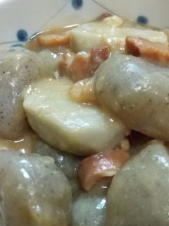 こんにゃくと里芋の味噌炒め煮-レシピのメイン写真