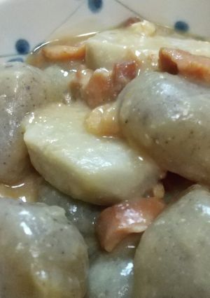 こんにゃくと里芋の味噌炒め煮-レシピのメイン写真