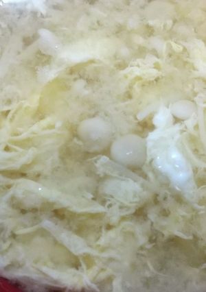 えのき茸のかきたま味噌汁-レシピのメイン写真
