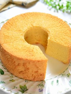 ふわふわ♬米粉の豆乳シフォンケーキ-レシピのメイン写真