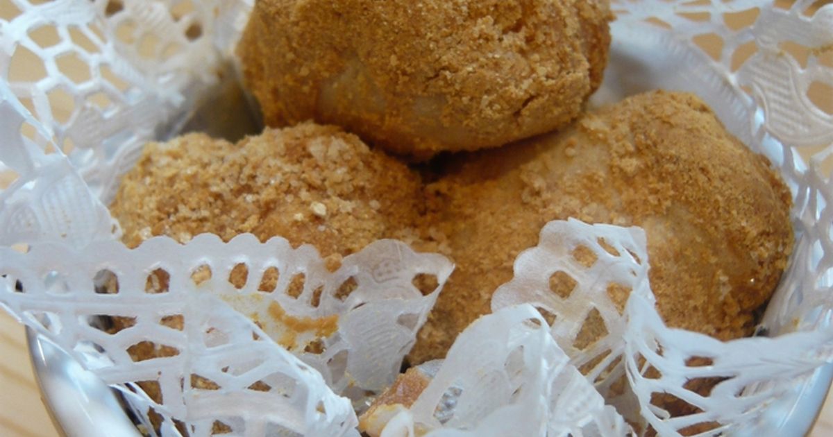 もちもちきなこ☆揚げﾎﾞｰﾙ by のんこ128 【クックパッド】 簡単