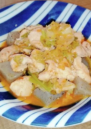 ☆プチッと鍋キムチ☆鶏むね肉野菜炒め☆-レシピのメイン写真