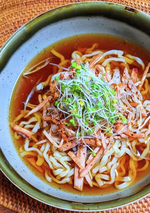 細切りチャーシューと白髪ネギのラーメン-レシピのメイン写真