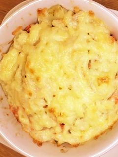 じゃがいもと鮭の塩バターチーズ焼き-レシピのメイン写真