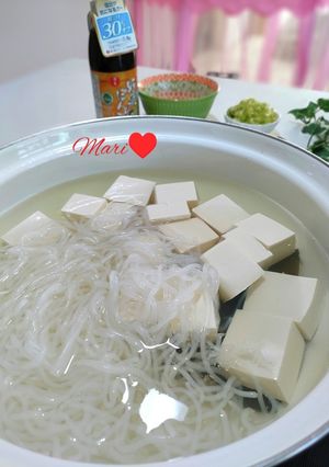 日の出みりん減塩野菜ぽんずde湯豆腐-レシピのメイン写真