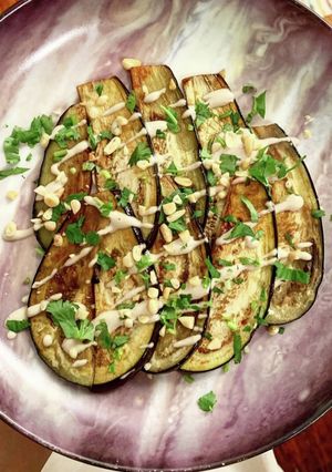 ☆焼き茄子 タヒーニソース☆-レシピのメイン写真