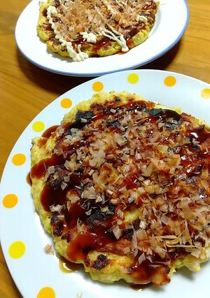 ◇カリッともっちり◇米粉でお好み焼き◇-レシピのメイン写真