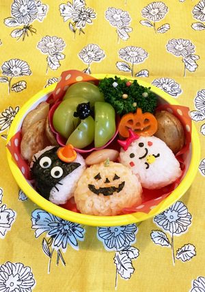 幼稚園年少　ハロウィントリオ　お弁当-レシピのメイン写真