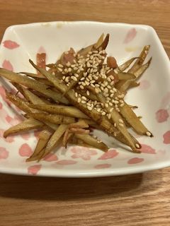 きんぴらごぼう ベーコン入り!-レシピのメイン写真