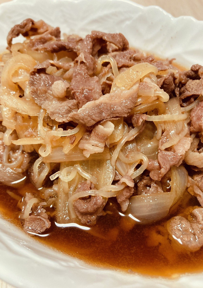牛肉としらたきの牛丼風-レシピのメイン写真